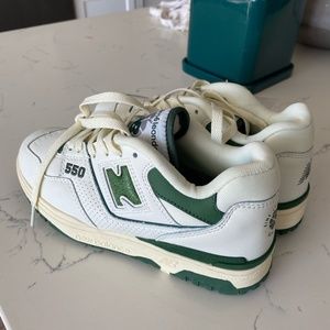 New Balance 550 Aime Leon Dore Green and White